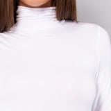 Body collo alto in modal - MILK - HU57