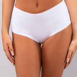 Slip alto in cotone (Pack 3 pezzi) - BIANCO - LT01