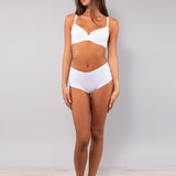Slip alto in cotone (Pack 3 pezzi) - BIANCO - LT01