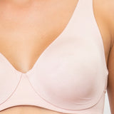 Reggiseno classico con ferretto invisibile - ROSA - PU22