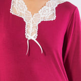 Camicia da notte con scollo a V - FR28