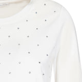 Maglia girocollo con strass - TS50