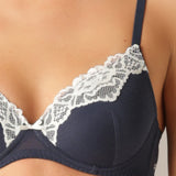 Reggiseno con coppe graduate senza ferretto - BLU - FR23