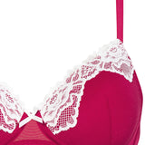 Reggiseno con coppe graduate senza ferretto - CHERRY - FR23