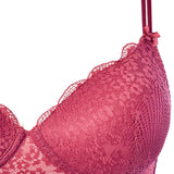 Reggiseno con coppe graduate senza ferretto - AMARANTO - LA23