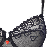 Reggiseno francese con ferretto - NERO - SH22