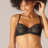 Reggiseno francese con ferretto - NERO - SH22