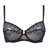 Reggiseno francese con ferretto - NERO - SH22