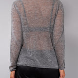 Maglia scollo a barchetta - GRIGIO - A - GRIGIO - BR50