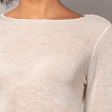 Maglia scollo a barchetta - MILK - A - MILK - BR50