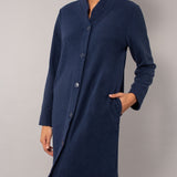 Vestaglia con bottoni - BLU - SF72