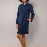 Vestaglia con bottoni - BLU - SF72