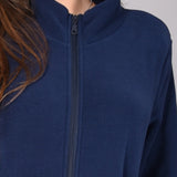 Vestaglia con zip - BLU - SF74