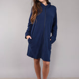 Vestaglia con zip - BLU - SF74