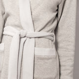 Vestaglia con cintura - GRIGIO MELANGE - SM70