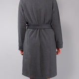 Vestaglia con cintura - PIOMBO MELANGE - SM70