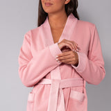 Vestaglia con cintura - ROSA ANTICO - SM70