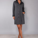 Vestaglia con bottoni - PIOMBO MELANGE - SM71