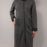 Vestaglia zip L. 110 - PIOMBO MELANGE - A - PIOMBO MELANGE - SM72