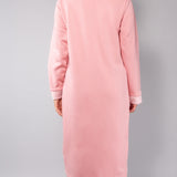 Vestaglia con zip - ROSA ANTICO - SM72