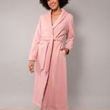 Vestaglia con cintura - ROSA ANTICO - SM73