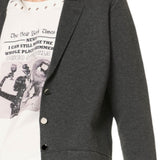 Giacca con bottoni - GRIGIO MELANGE - CH51