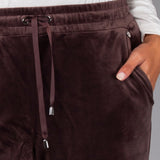 Pantalone ciniglia con polsino - DARK COFFEA - CI60