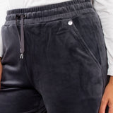 Pantalone largo ciniglia - DARK GREY - CI61