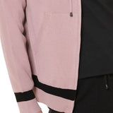 Felpa con zip in viscosa - ROSA - LM52