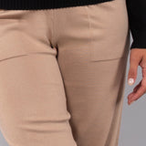 Pantalone con polsino - CAMMELLO - HA61