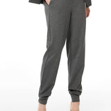 Pantalone tuta con polsino - GRIGIO MELANGE - MA61