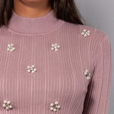 Maglia con strass - ROSA - PI50