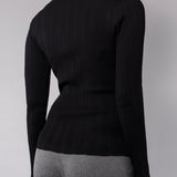 Cardigan con strass - NERO - PI70