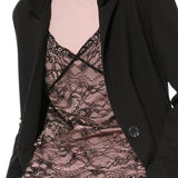 Maglia con pizzo - ROSA - RG01