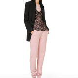 Maglia con pizzo - ROSA - RG01