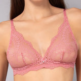 Reggiseno triangolo non imbottito - ROSA ANTICO - VI28