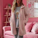 Vestaglia con zip - PINK - LU70