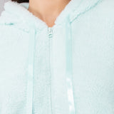 Vestaglia con zip - ACQUA - LU70