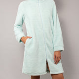 Vestaglia con zip - ACQUA - LU71