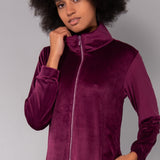 Vestaglia zip L. 95 - PRUGNA - M - PRUGNA - SH71