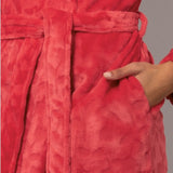 Vestaglia con cintura - ROSSO - ST73