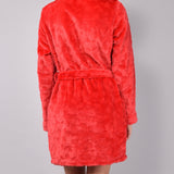 Vestaglia con bottoni - ROSSO - ST75