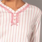 Camicia da notte serafino - MILK - TT27