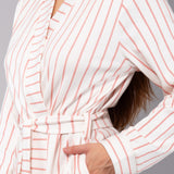 Vestaglia con cintura - MILK - TT70