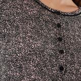 Pigiama Lungo Serafino Viscosa Camouflage - NERO - CA11