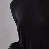 Pigiama Lungo Girocollo Viscosa Camouflage - NERO - CA12