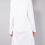 Camicia da Notte Serafino Caldo Cotone Love - ROSSO - LO27
