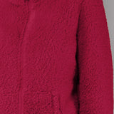 Giacca Corta con Zip Teddy - CILIEGIA - OR54