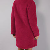 Vestaglia Corta con Zip Teddy - CILIEGIA - OR71