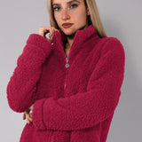 Vestaglia Corta con Zip Teddy - CILIEGIA - OR71